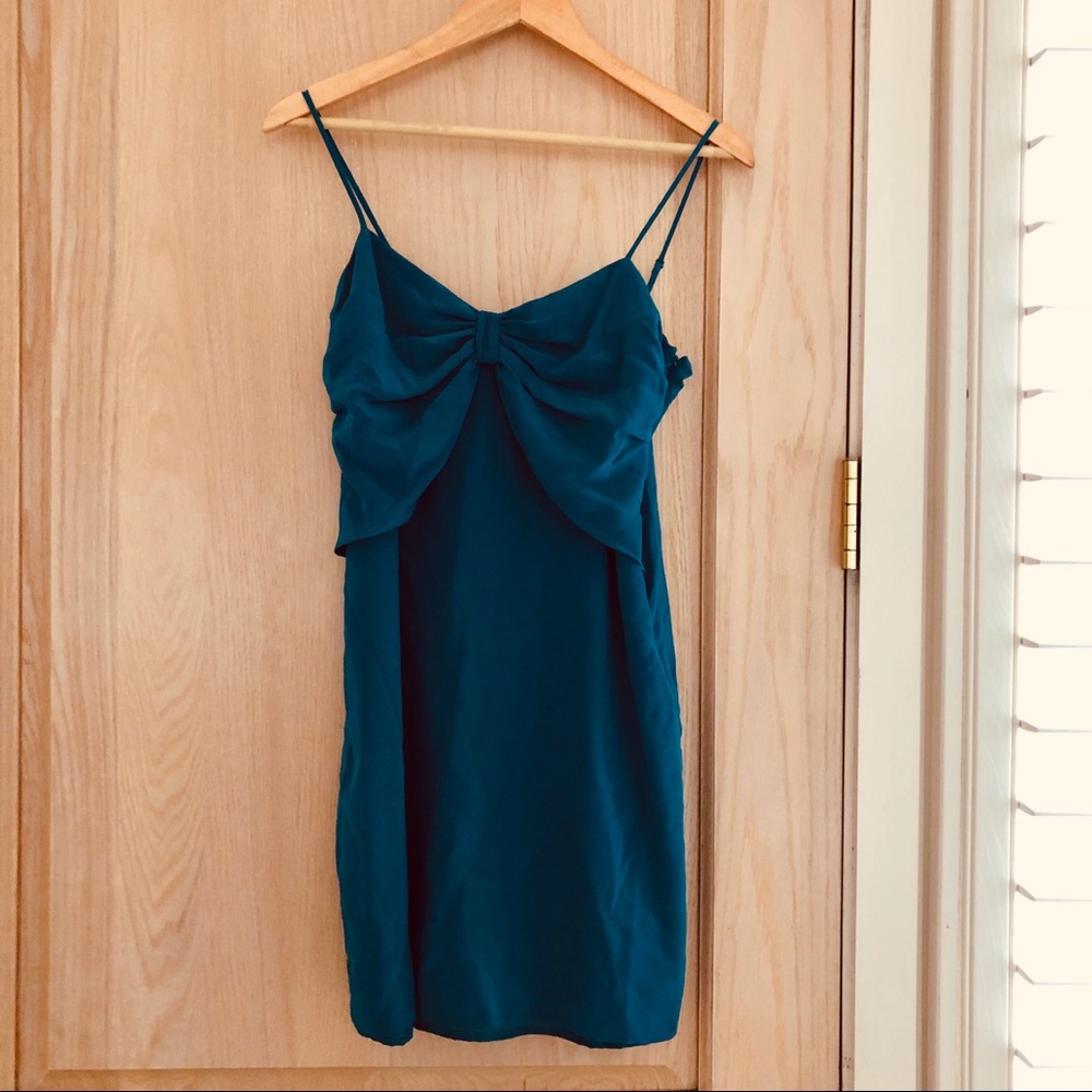 Club Monaco: Like new! Jewel toned silk dress